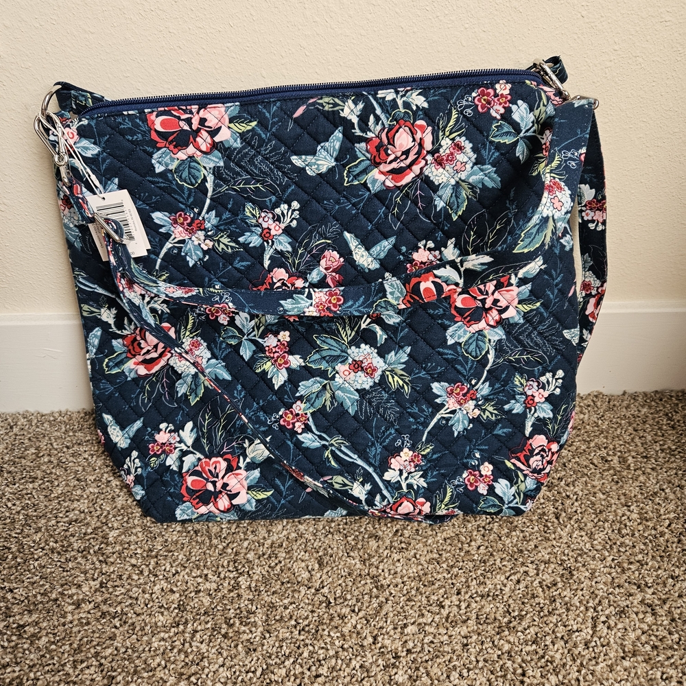 Vera Bradley Floral Quilted Shoulder Bag